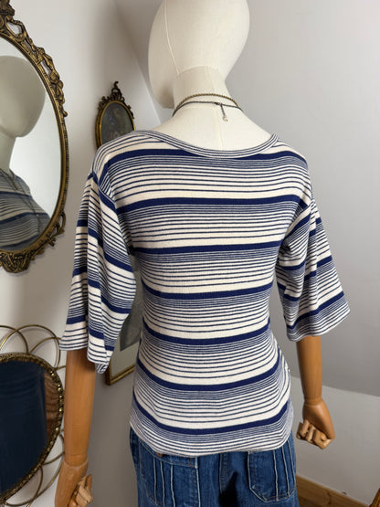 1970s Cotton Striped T-shirt