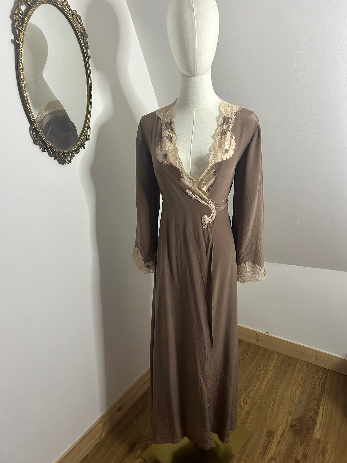 70s Janet Reger Slip & Robe